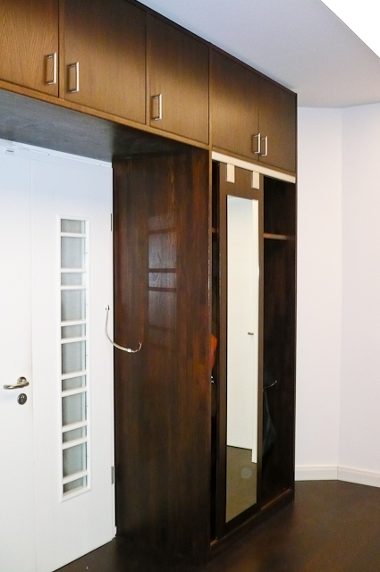 Garderobe für Privathaushalt in Wenge